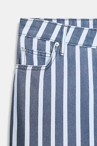 JEAN ZW COLLECTION LOOSE TAILLE MOYENNE RAYURES