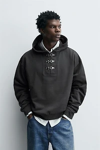 TOGGLE HOODIE SWEATSHIRT