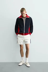 VESTE COLOR BLOCK RÉTRO