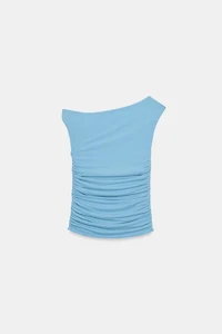 DRAPED ASYMMETRIC TOP