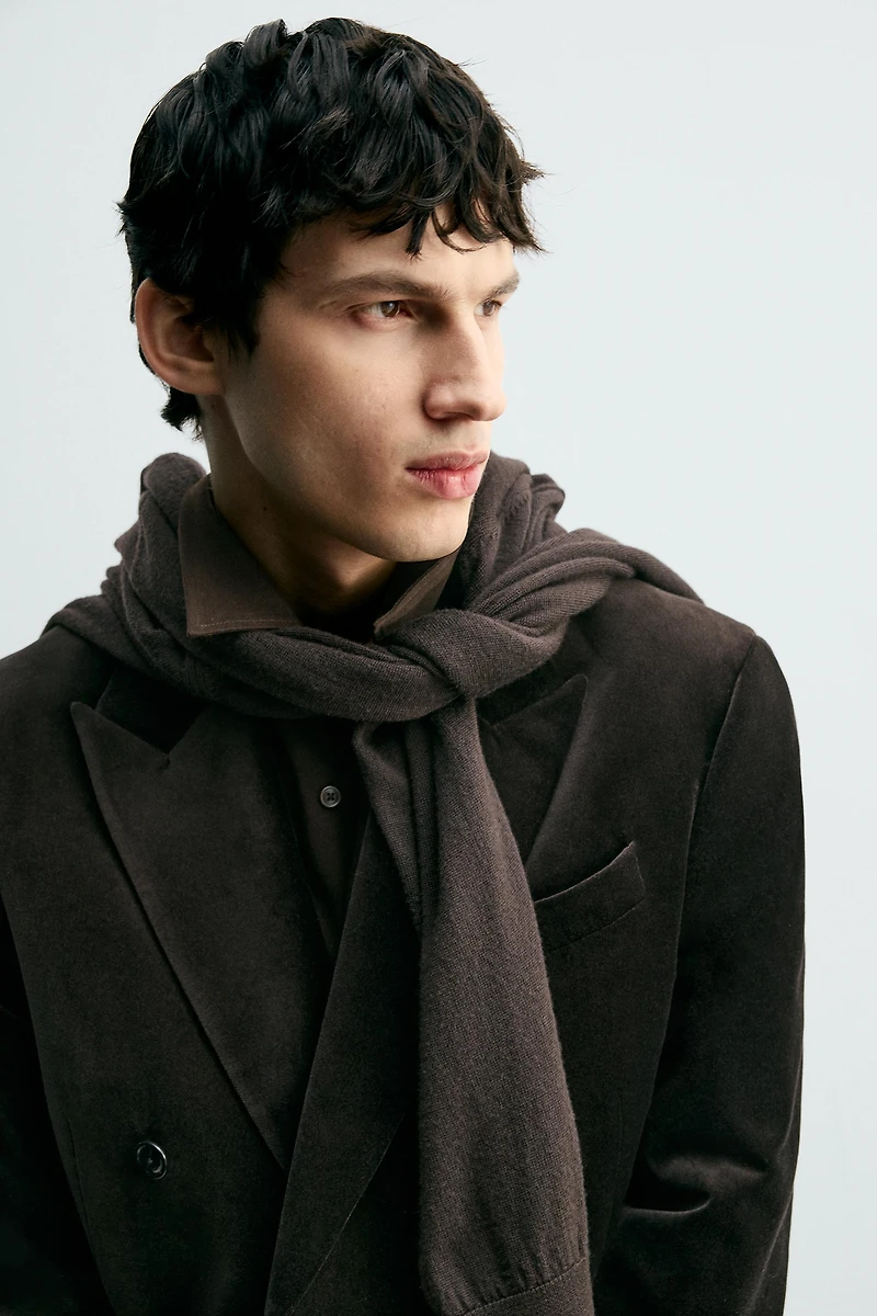 VESTE REGULAR FIT EN VELOURS