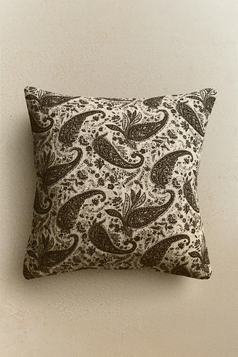 PAISLEY THROW PILLOW COVER
