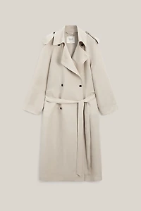 Trench oversize avec lin - LIMITED EDITION