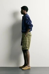 WRINKLED EFFECT POLO SHIRT