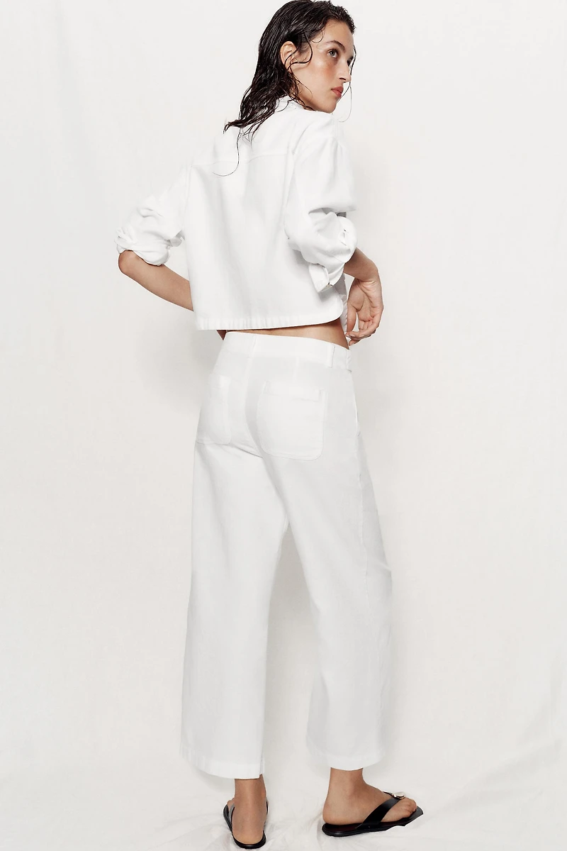 GOLD BUTTON CULOTTES