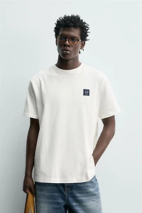 T-SHIRT IMPRIMÉ CONTRASTE