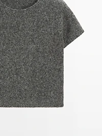 Short-staple alpaca wool jumper