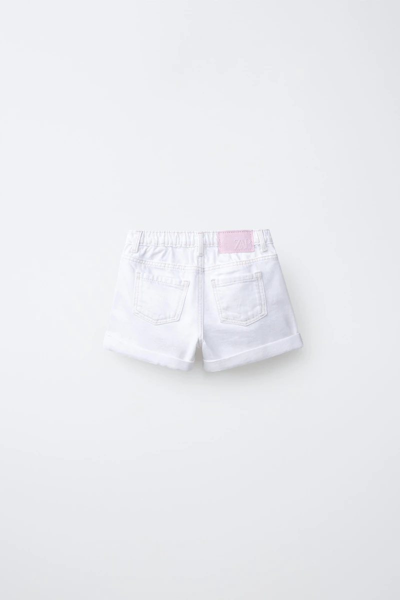 BERMUDA EN JEAN MOM FIT