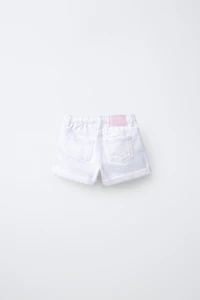 BERMUDA EN JEAN MOM FIT