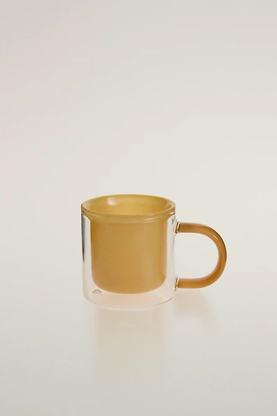 DOUBLE-WALLED BOROSILICATE GLASS ESPRESSO MUG