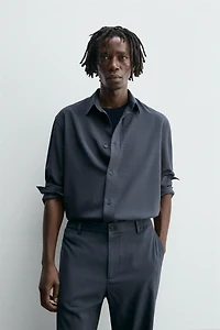 CHEMISE FLUIDE COUPE DÉCONTRACTÉE