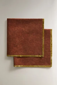 SERVIETTES DE TABLE RÉVERSIBLES SATINÉES (LOT DE 2) | MARISA BERENSON