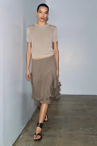 ZW COLLECTION RUFFLED SKIRT