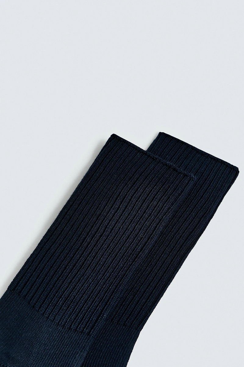 RIBBED SOCKS