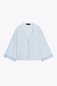 LACE SHORT SHIRT