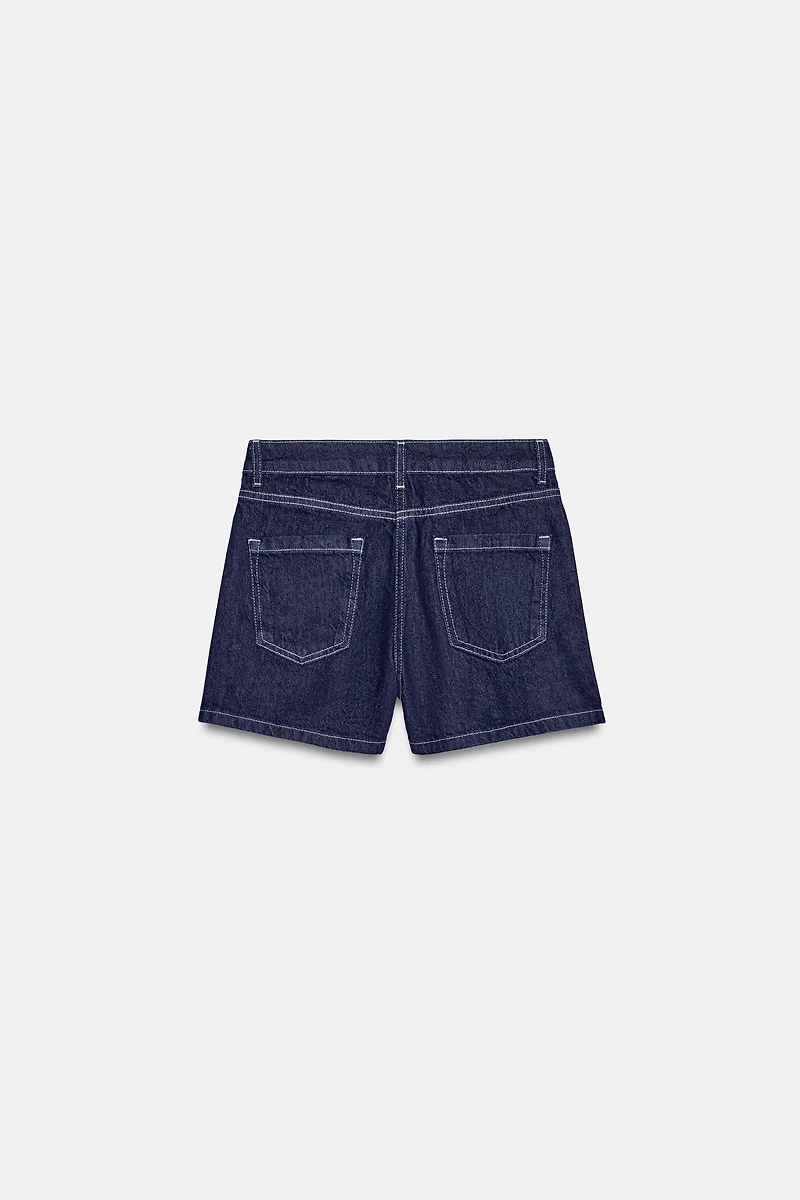 JUPE-PANTALON Z1975 EN DENIM CROISÉ
