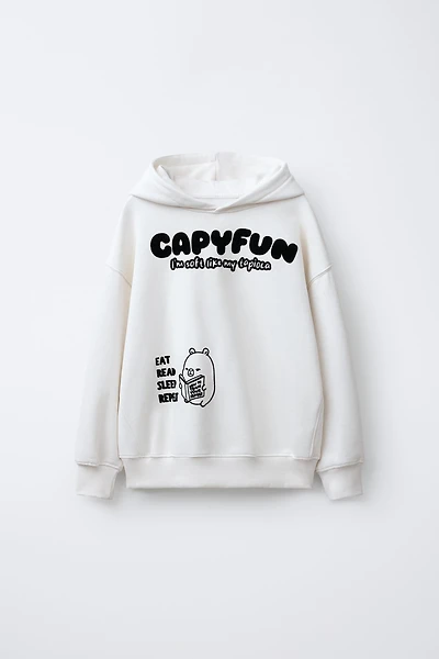 SWEAT À CAPUCHE CAPIBARA CAPYFUN ©