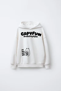SWEAT À CAPUCHE CAPIBARA CAPYFUN ©