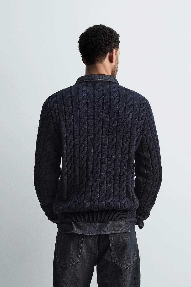 CABLE KNIT JUMPER