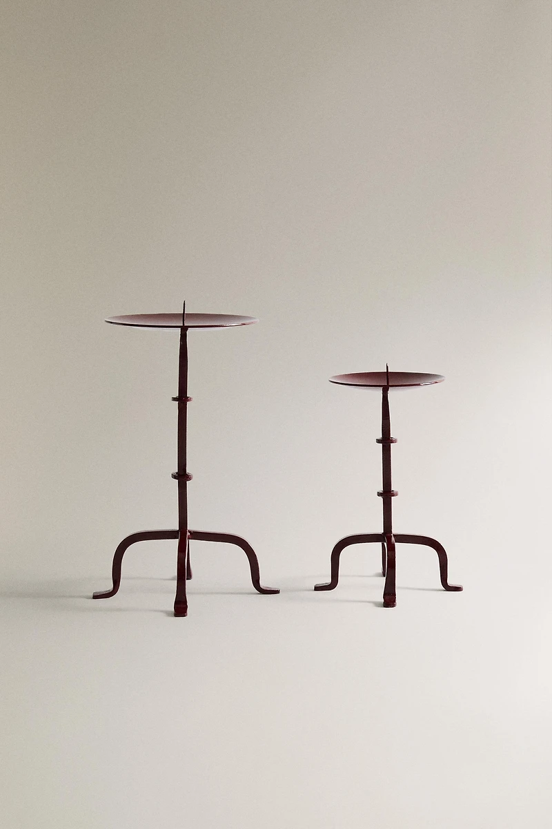 CHRISTMAS FOUR-LEGGED CANDLESTICK