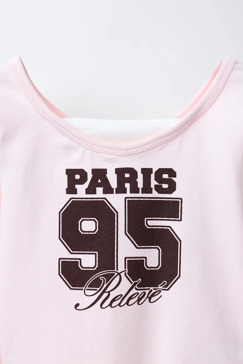 DOUBLE NUMBER BODYSUIT