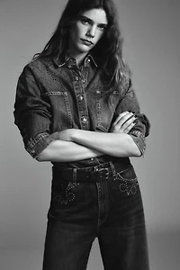 CHEMISE EN JEAN À CLOUS