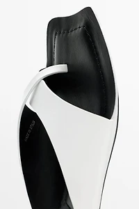 Leather high-heel sandals - STUDIO