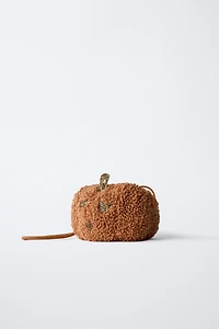 SAC BANDOULIÈRE CITROUILLE PEAU DE MOUTON