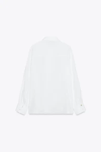 CHEMISE BOUTONS ASSORTIS 100 % LIN
