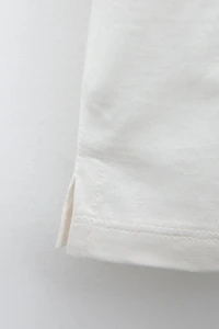 CROCHET HEART POCKET T-SHIRT
