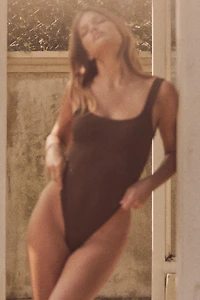 WIDE STRAP POLYAMIDE BODYSUIT
