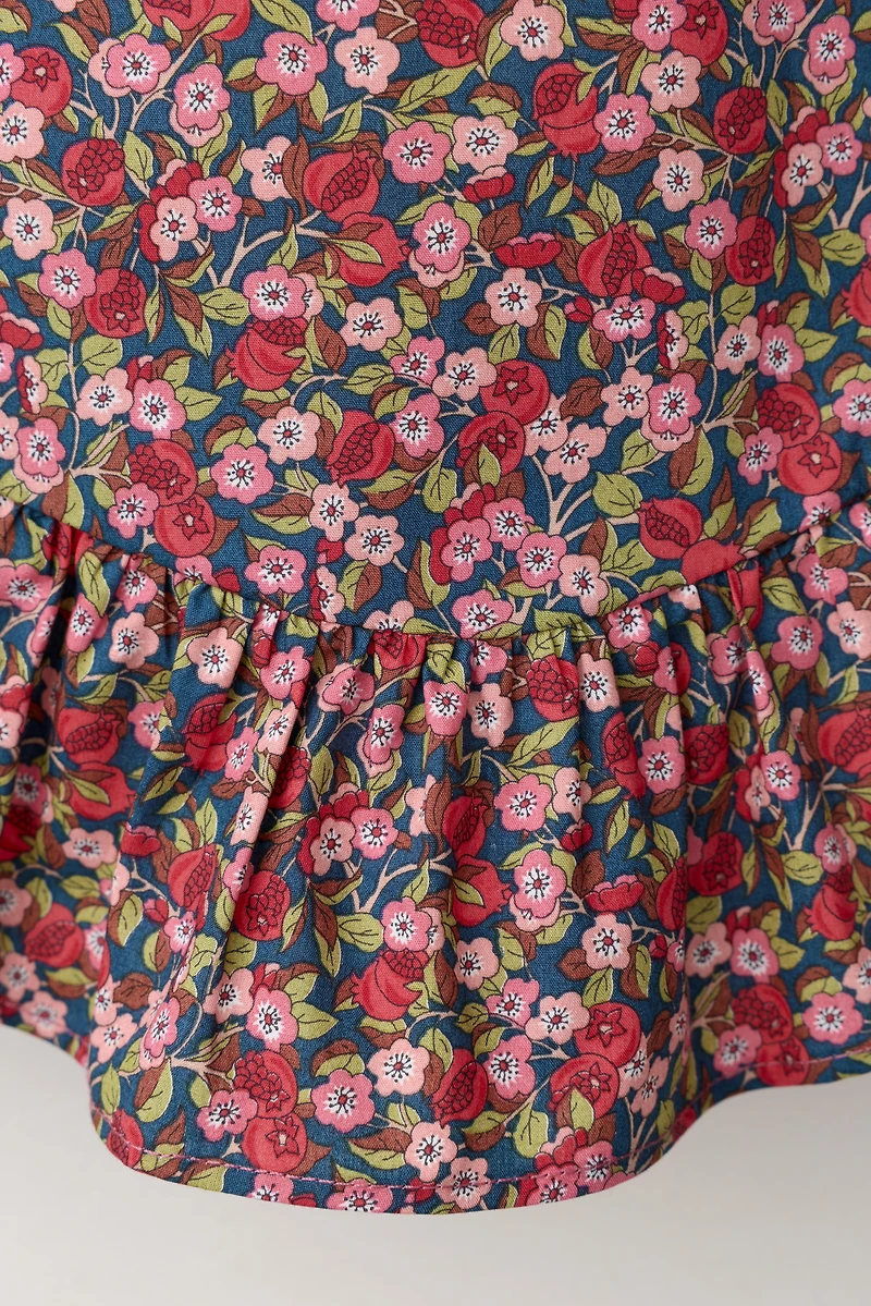 FLORAL PRINT LIBERTY FABRIC TOP