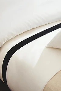BORDERED SATEEN FLAT SHEET