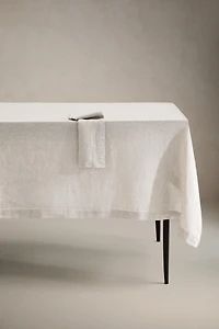 WASHED LINEN TABLECLOTH