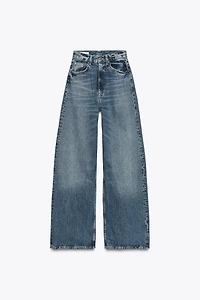TRF EXTRA WIDE LEG HIGH WAIST JEANS