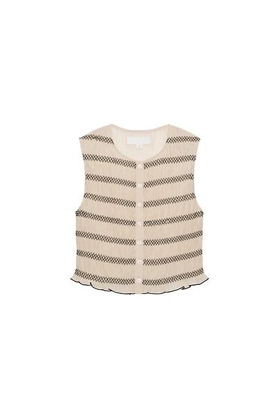 TOP GILET COUTURES BIMATIÈRE