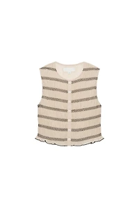 TOP GILET COUTURES BIMATIÈRE
