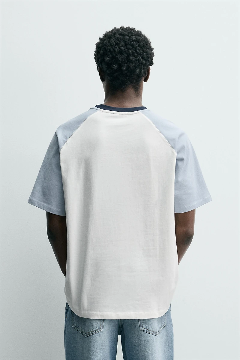 REGULAR FIT COLORBLOCK T-SHIRT