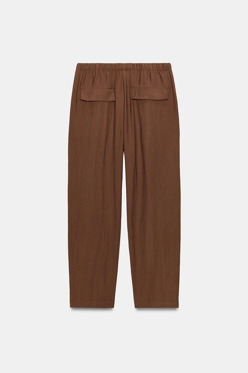 ELASTIC WAIST PANTS