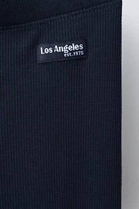 LEGGING CÔTELÉ ÉTIQUETTE