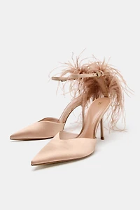 FEATHER HEELED SHOES