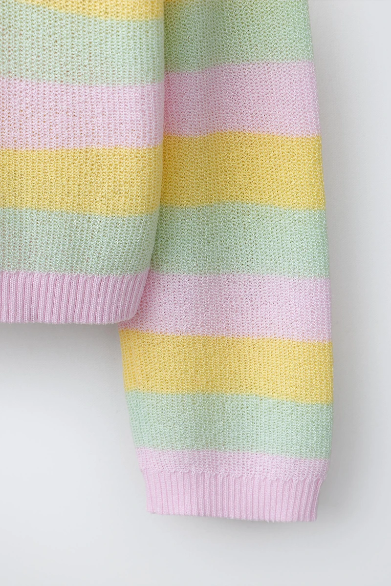 STRIPED CARDIGAN