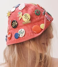 HARRY LAMBERT PIN BUCKET HAT