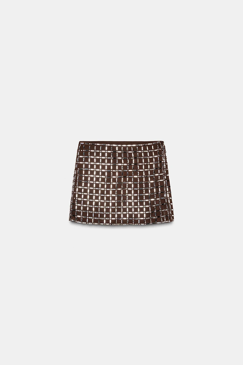 SPARKLY MINI SKIRT