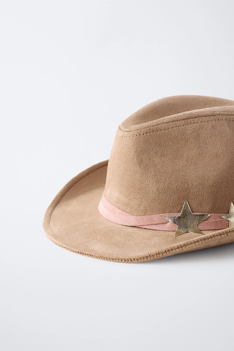 CHAPEAU COWGIRL ÉTOILES