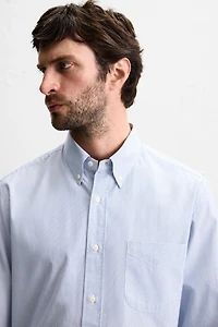 TEXTURED STRIPED SHIRT