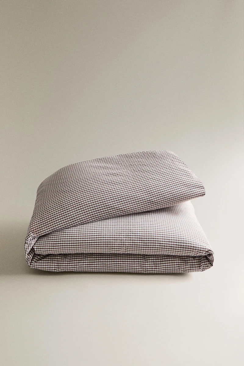KIDS CHECK DUVET COVER
