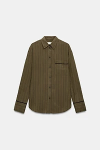 ZW COLLECTION FLOWY STRIPED SHIRT