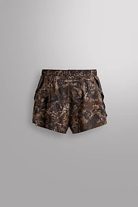 TREE PRINT RUNNING SHORTS