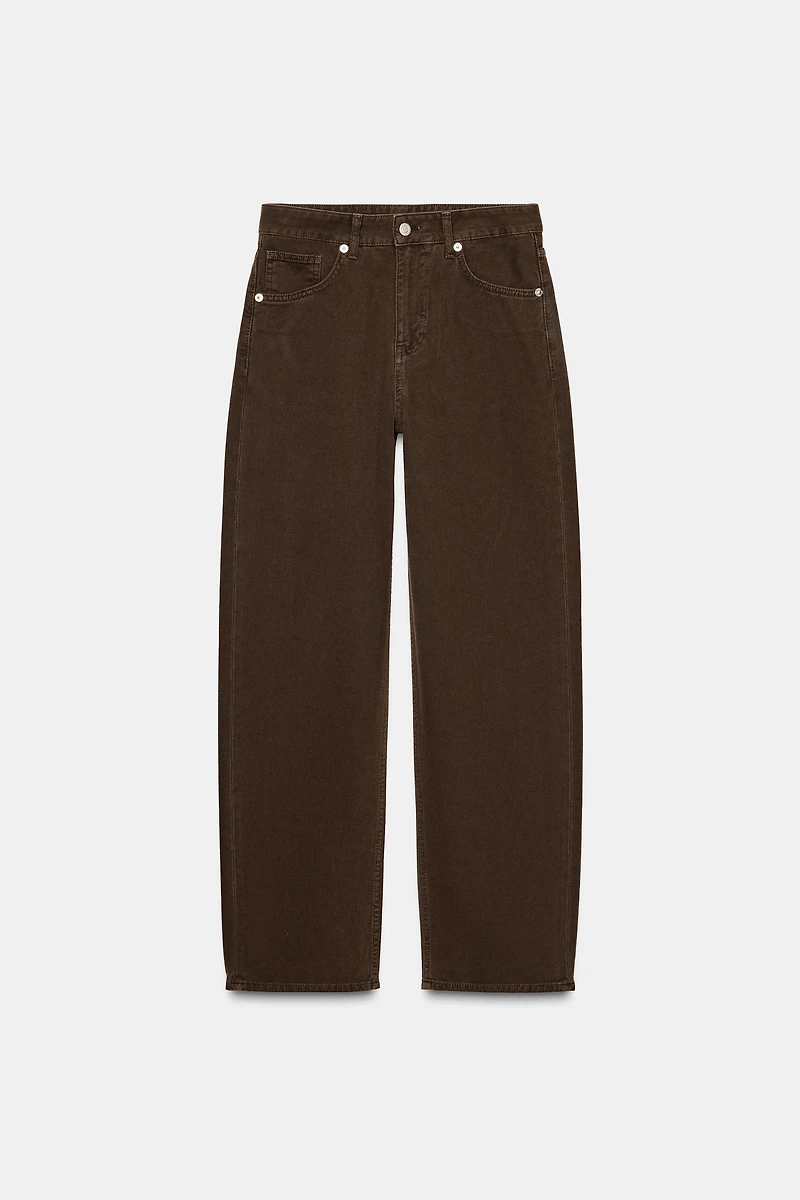 TRF MID-RISE BAGGY JEANS